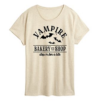 Women's Vampire Bakery Halloween Graphic Tee