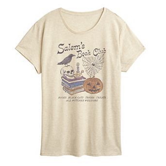 Women's Salem's Book Club Halloween Graphic Tee