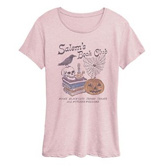 Women's Salem's Book Club Halloween Graphic Tee