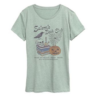 Women's Salem's Book Club Halloween Graphic Tee