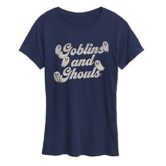 Women's Goblins & Ghouls Halloween Graphic Tee