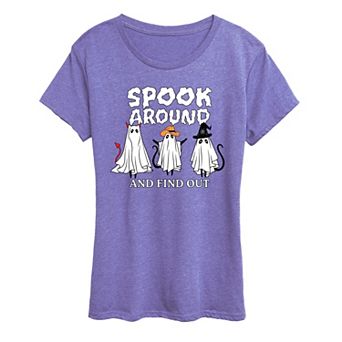 Women's Spook Around & Find Out Halloween Graphic Tee