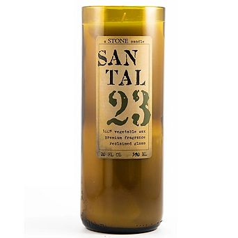 20oz Reclaimed Bottle Candle - Santal Noir