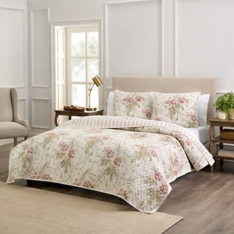 Waverly Stonington 3 pc Quilt Set with Shams