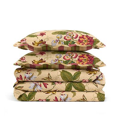Waverly Laurel Spring 3-pc. Cotton Quilt Set with Shams