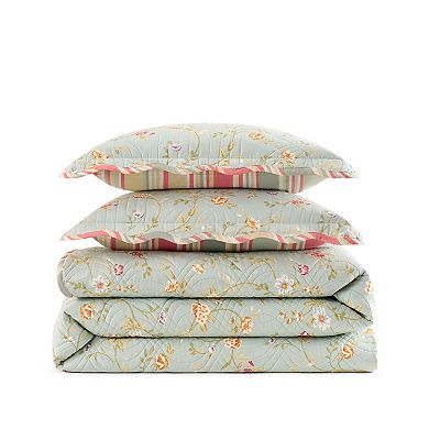 Waverly Garden Glitz 3-pc. Cotton Bedspread Set with Shams