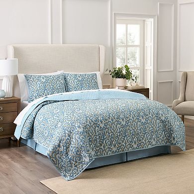 Waverly Kensington 4-pc. Cotton Quilt Set with Bed Skirt
