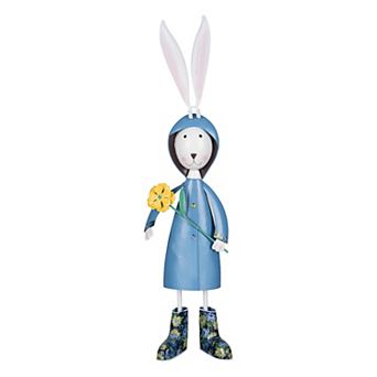 Meadow Creek Rabbit Blue Statue