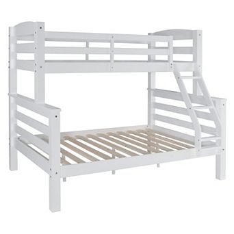 Linon Levi Twin over Full Bunk Bed