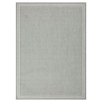 Sonoma Goods For Life® Border Stripe Indoor / Outdoor Throw or Area Rug