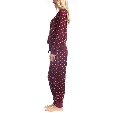 Women's Ocean Pacific® Sandy Sundown Pajama Top & Pajama Bottoms Set