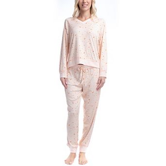 Women's Ocean Pacific® Sandy Sundown Pajama Top & Pajama Bottoms Set