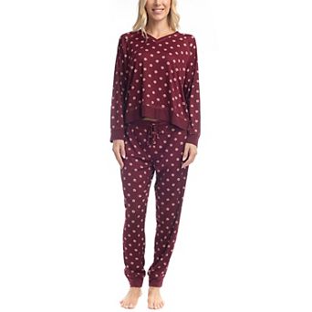 Women's Ocean Pacific® Sandy Sundown Pajama Top & Pajama Bottoms Set
