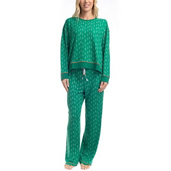 Women's Ocean Pacific® All the Classics Pajama Top & Pajama Bottoms Set