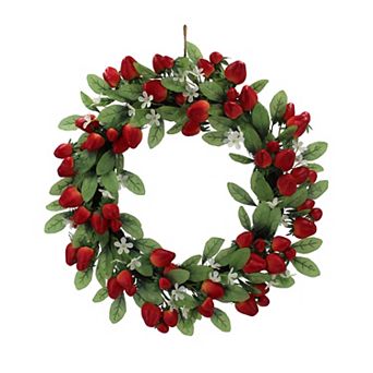 Celebrate Together™ Summer Strawberry Botanical Artificial Wreath