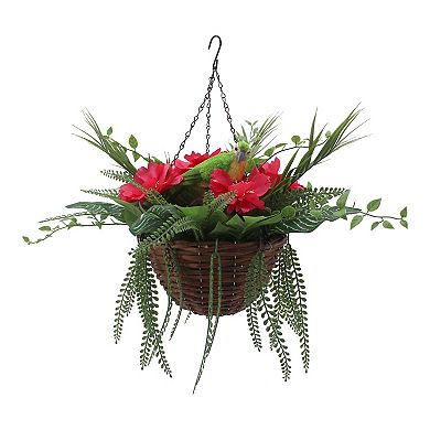 Celebrate Together™ Summer Tropical Botanicals Artificial Hanging Basket
