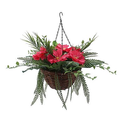 Celebrate Together™ Summer Tropical Botanicals Artificial Hanging Basket