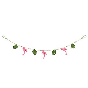 Celebrate Together™ Summer Flamingo & Leaf Garland