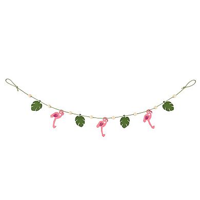 Celebrate Together™ Summer Flamingo & Leaf Garland