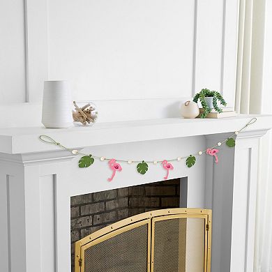 Celebrate Together™ Summer Flamingo & Leaf Garland