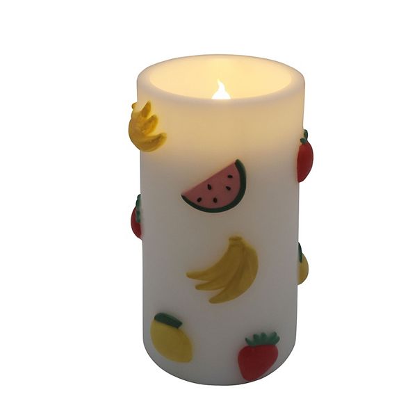Celebrate Together™ Summer Fruit LED Flameless Pillar Candle