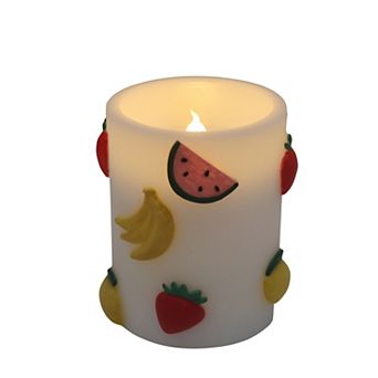 Celebrate Together™ Summer Fruit LED Flameless Pillar Candle