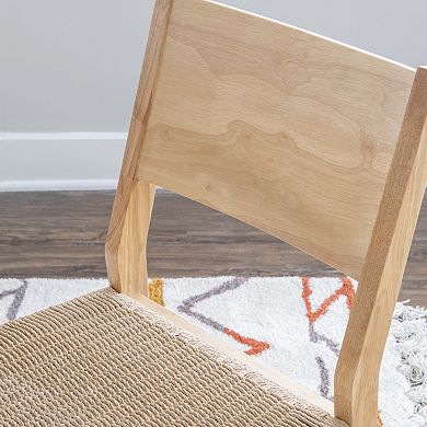 Linon Cadence 6-pc. Dining Set with Handwoven Rope Seats