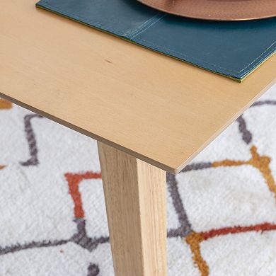 Linon Cadence 6-pc. Dining Set with Handwoven Rope Seats