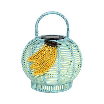 Celebrate Together™ Summer Wicker Fruit Solar Lantern Outdoor Decor
