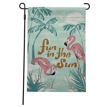 Celebrate Together™ Summer Fun in the Sun Flamingo Garden Flag