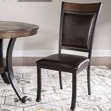 Linon Franklin Dining Table & Upholstered Chairs 5-pc. Set