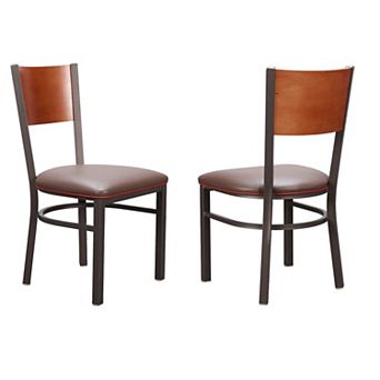 Linon Elmer 2 pc Side Chair Set