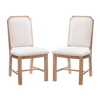 Linon Jolene Upholstered 2 pc Side Chair