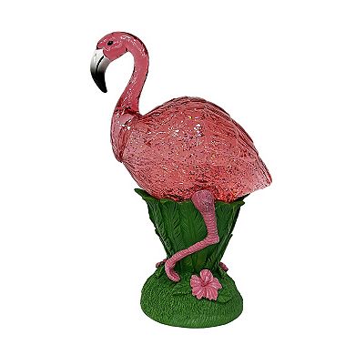Celebrate Together Summer Acrylic LED Flamingo Shimmer Table Decor
