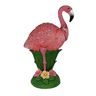 Celebrate Together Summer Acrylic LED Flamingo Shimmer Table Decor