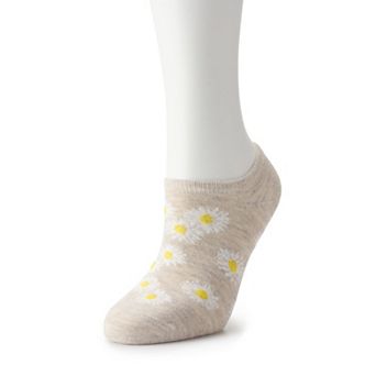 Women's Daisy No-Show Socks