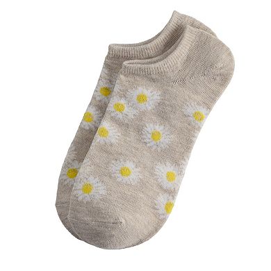 Women's Daisy No-Show Socks