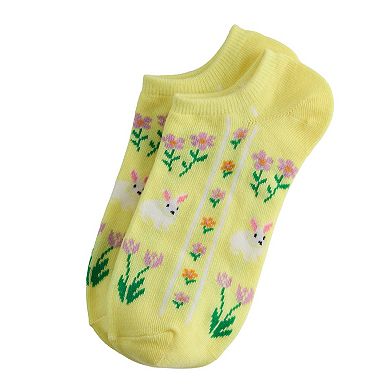 Women's Easter Garland No-Show Socks