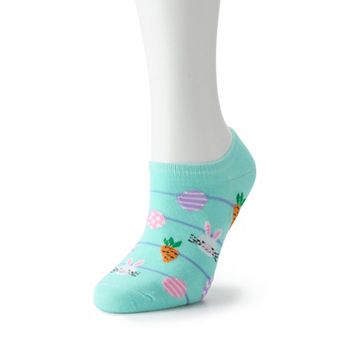 Women's Easter Garland No-Show Socks