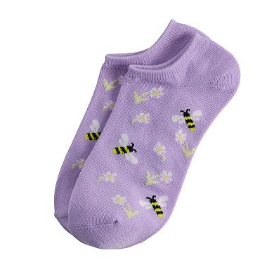 Women's Bee Flower No-Show Socks