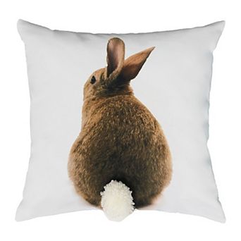 Harper Loft Bunny Tail Throw Pillow