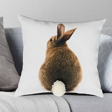 Harper Loft Bunny Tail Throw Pillow