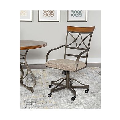 Linon Hamilton Swivel Dining Table & Stools 5-pc. Set