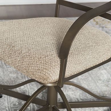 Linon Hamilton Swivel Dining Table & Stools 5-pc. Set