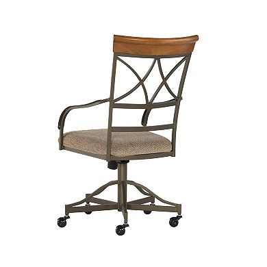 Linon Hamilton Swivel Dining Table & Stools 5-pc. Set