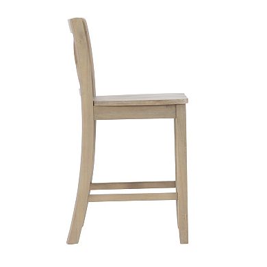 Linon Torino X Back Counter Stool