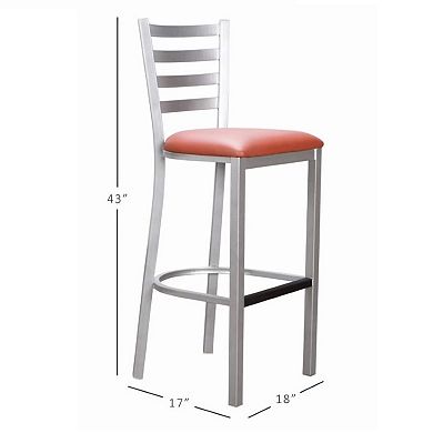 Linon Baxter Metal Barstool 2-pc. Set