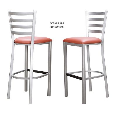 Linon Baxter Metal Barstool 2-pc. Set