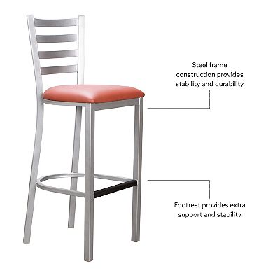 Linon Baxter Metal Barstool 2-pc. Set