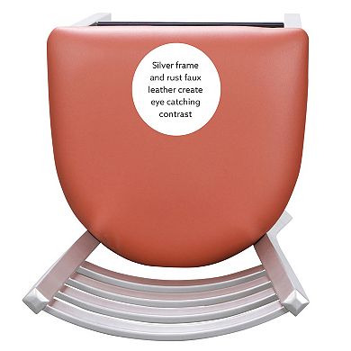 Linon Baxter Metal Barstool 2-pc. Set